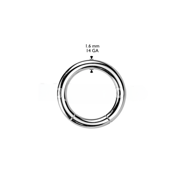 14G 316L S. Steel Segment Rings (, 5/16"~1/2")