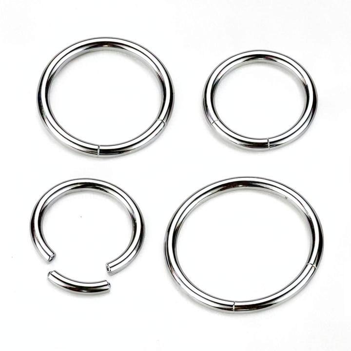 16G 316L S. Steel Segment Rings (, 5/16"~1/2")
