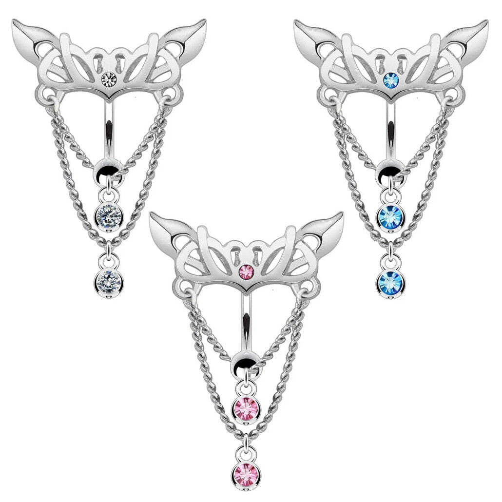 316L Surgical Steel 316L Surgical Steel Chain Drop Chandeliar Hinge...