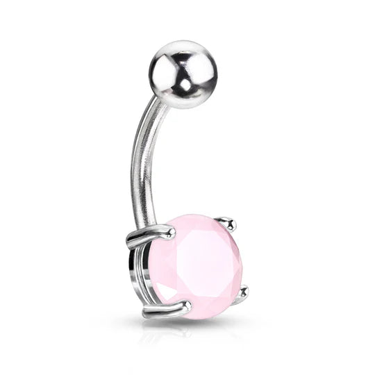 316L Surgical Steel 316L Surgical Steel Pink Jade Color Adventurine...
