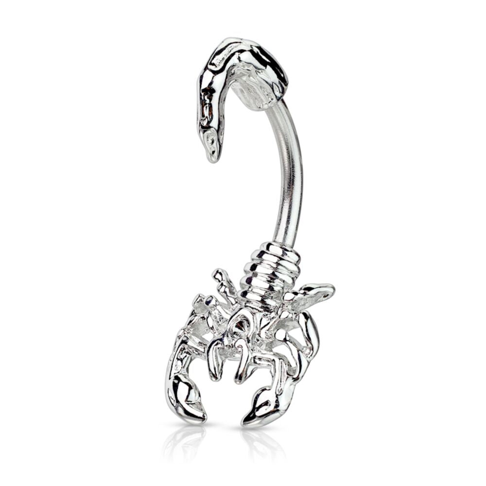 316L Surgical Steel 316L Surgical Steel Scorpion Belly Button Ring