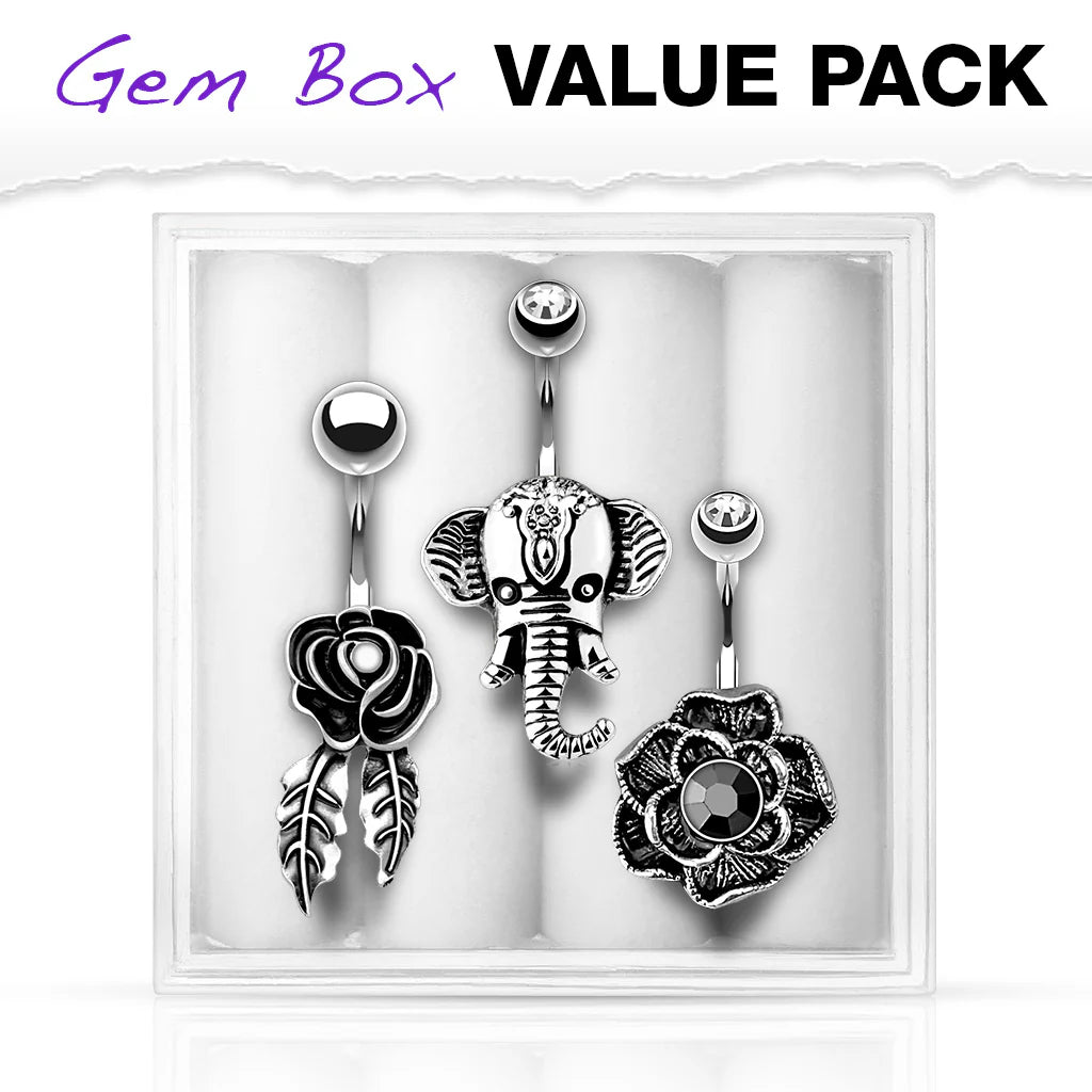 316L Surgical Steel Belly Button Ring