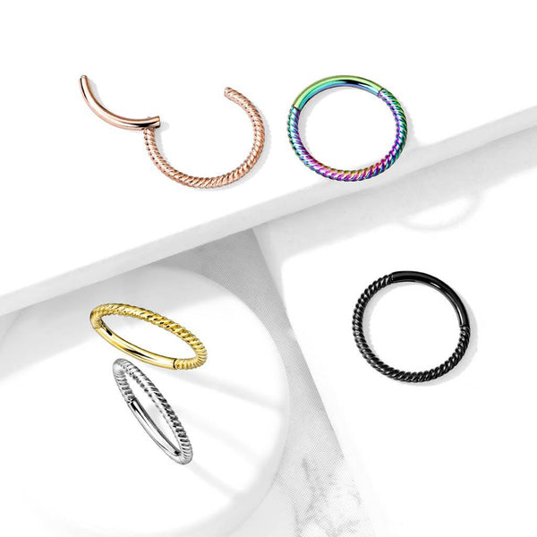 High Quality Precision All 316L Surgical Steel Hinged Segment Hoop...