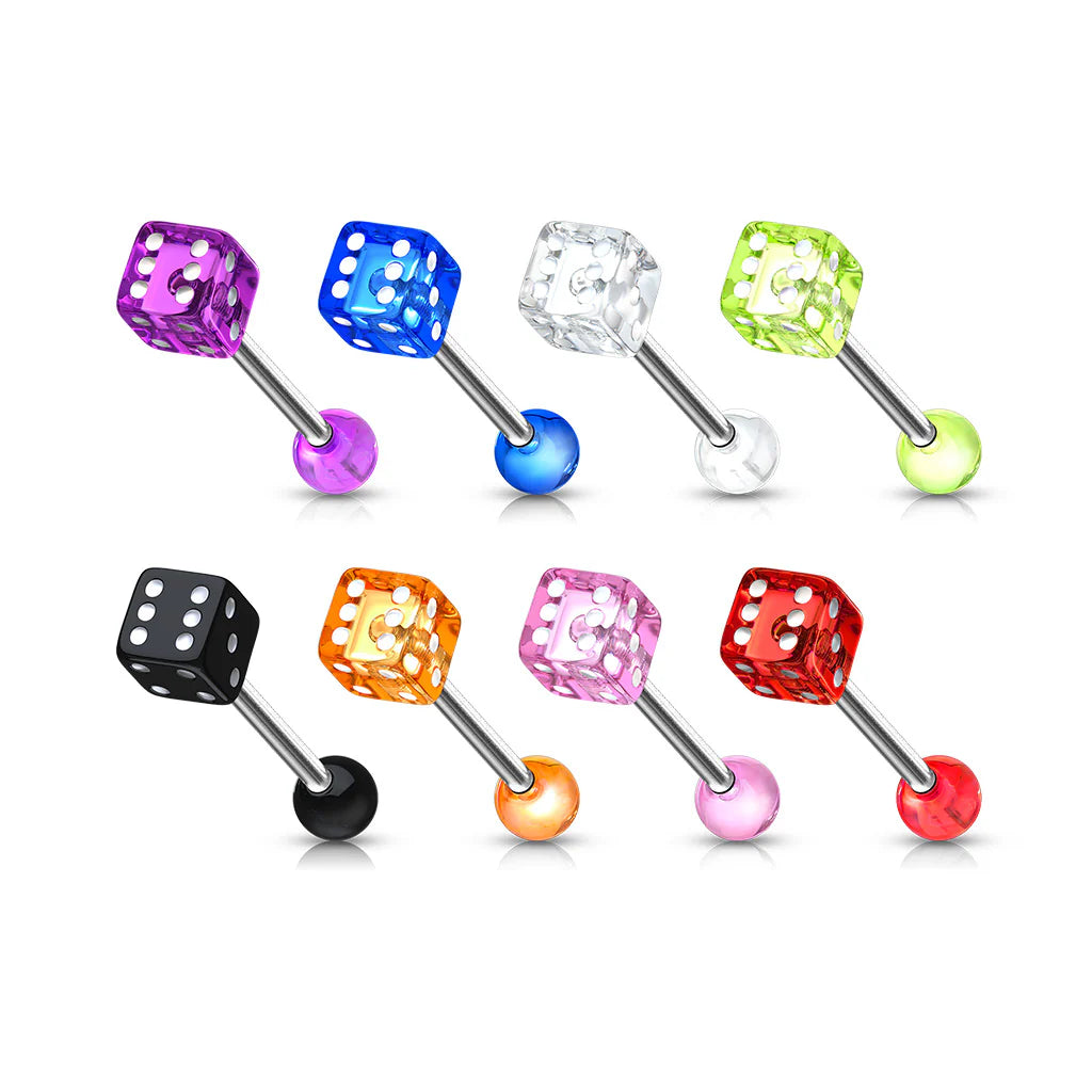 Acrylic Dice Barbells