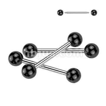 24 Pc Assorted Pack of 316L Externally Threaded Barbells With UV Acrylic Balls - Image 6
