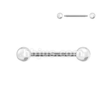 24 Pc Assorted Pack of 316L Barbells With Acrylic Glow In The Dark Balls - Image 3