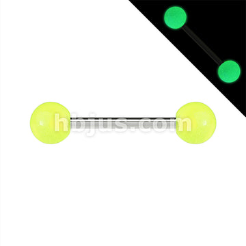 Glow In The Dark Ball 316L Surgical Stainless Steel Barbell - Image 4