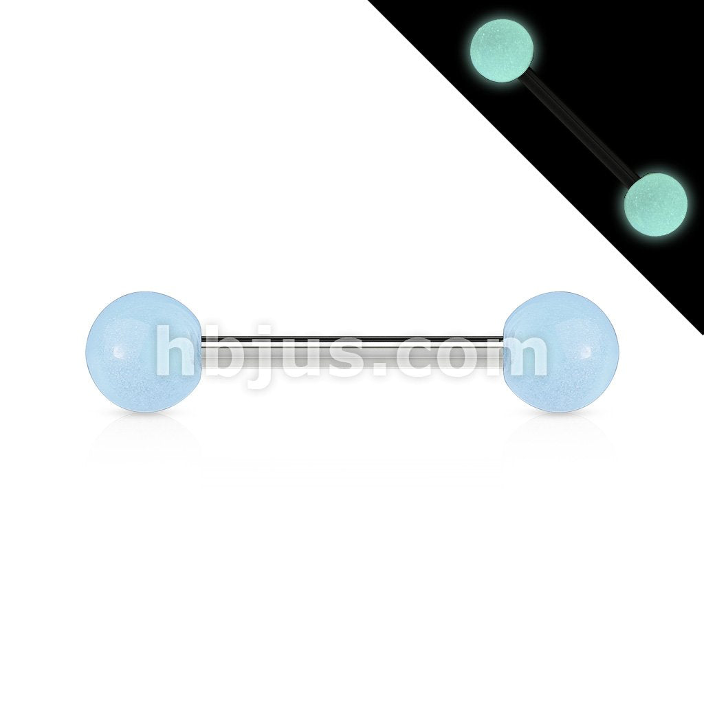 Glow In The Dark Ball 316L Surgical Stainless Steel Barbell - Image 5