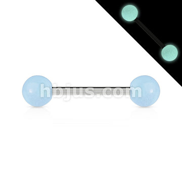 Glow In The Dark Ball 316L Surgical Stainless Steel Barbell - Image 5