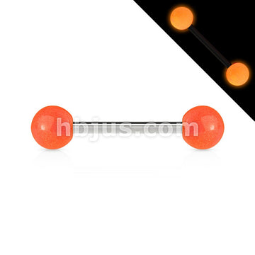 Glow In The Dark Ball 316L Surgical Stainless Steel Barbell - Image 6