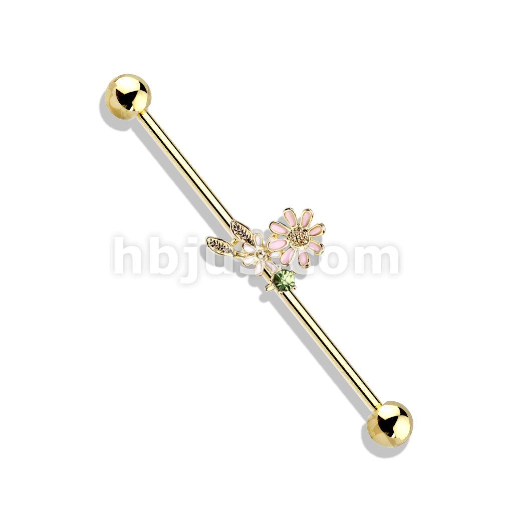 316L Surgical Steel Flowers and Leaves 316L Surgical Steel Industrial... - Image 4