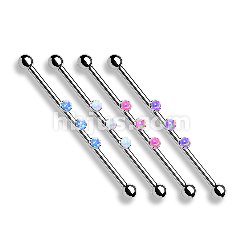 3-Internal Thread Round Opal Center 316L Surgical Steel Internal thread... - Image 8