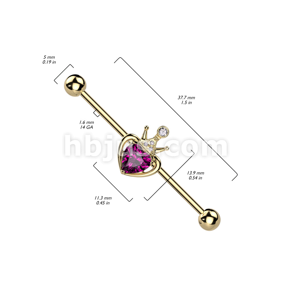 316L Surgical Steel Gold PVD Over 316L Surgical Steel Industrial... - Image 3