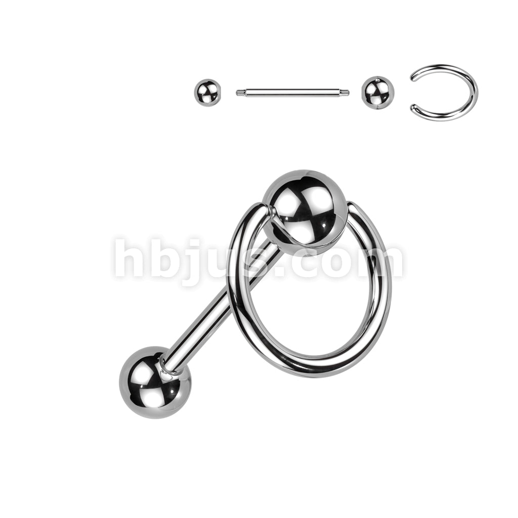 Slave Ring Barbell 316L Surgical Steel - Image 2