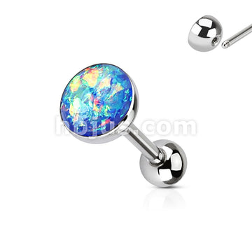 Imitation Opal Set 316L Surgical Steel Barbells - Image 3