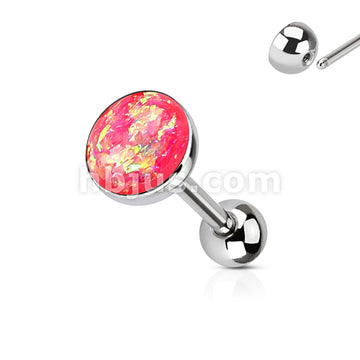 Imitation Opal Set 316L Surgical Steel Barbells - Image 6