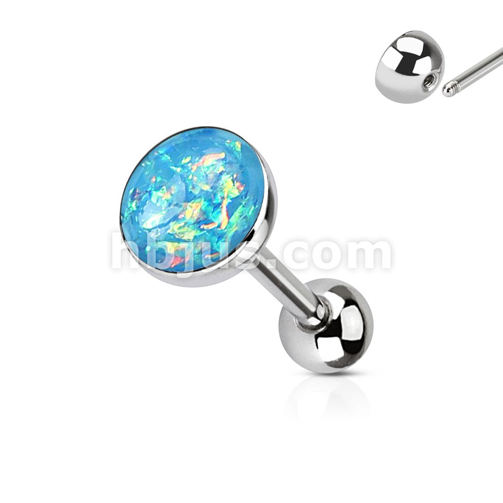Imitation Opal Set 316L Surgical Steel Barbells - Image 7