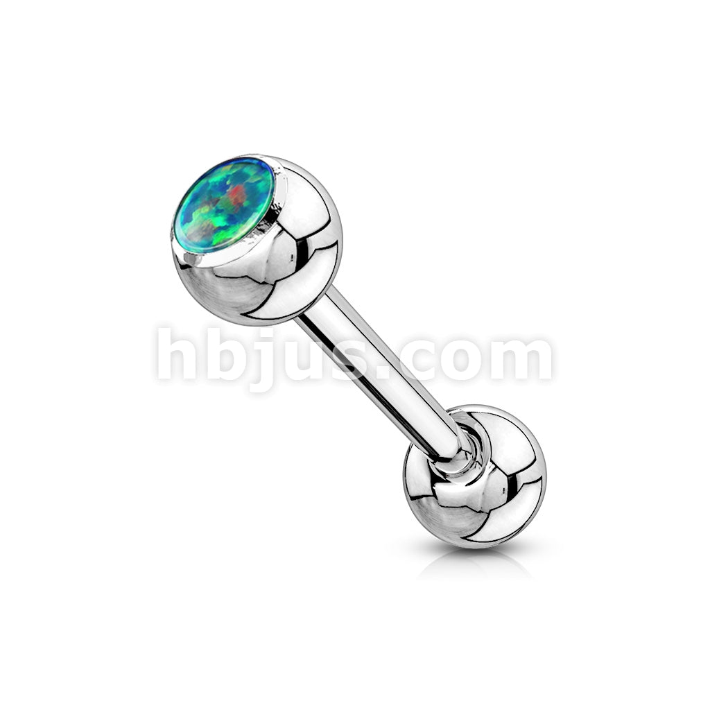 Opal Press Fit Ball 316L Surgical Steel Barbells - Image 2
