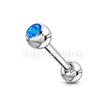 Opal Press Fit Ball 316L Surgical Steel Barbells - Image 3