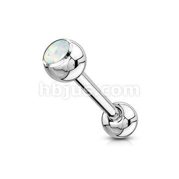 Opal Press Fit Ball 316L Surgical Steel Barbells - Image 4