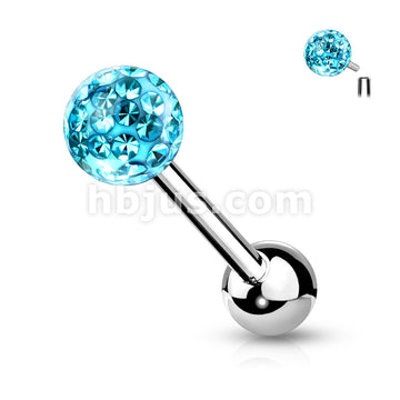 Internally Threaded 316L Surgical Steel Barbell with Ferido Ball - Image 7