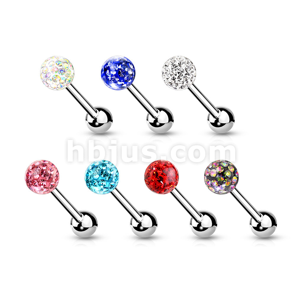 Internally Threaded 316L Surgical Steel Barbell with Ferido Ball - Image 11