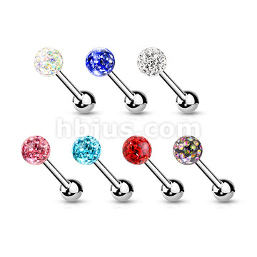 Internally Threaded 316L Surgical Steel Barbell with Ferido Ball - Image 11