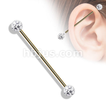 Internally Threaded 316L Surgical Steel Industrial Barbells with Epoxy... - Image 5