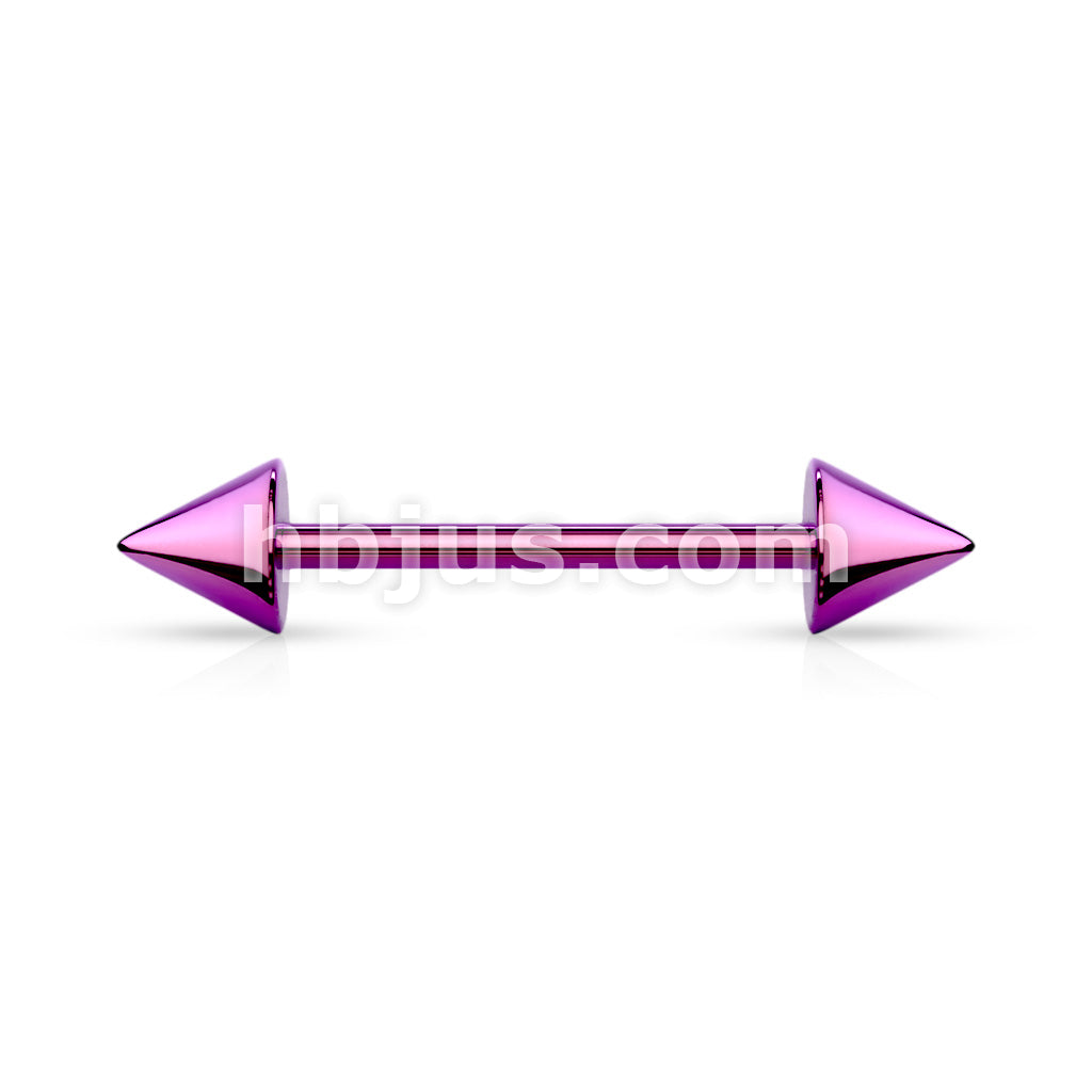 Spike Barbell Titanium IP Over 316L Surgical Steel - Image 3