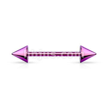 Spike Barbell Titanium IP Over 316L Surgical Steel - Image 3