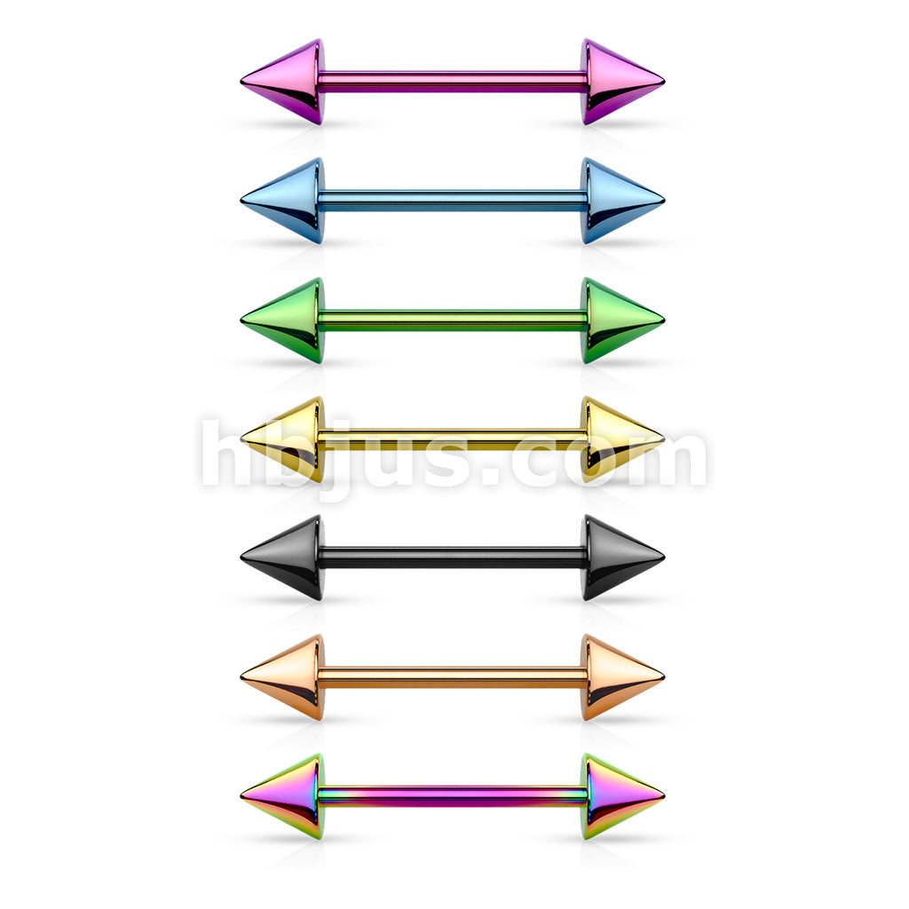 Spike Barbell Titanium IP Over 316L Surgical Steel - Image 10