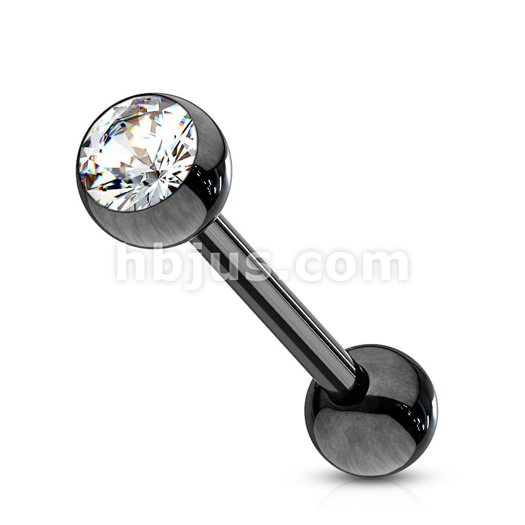 316L Surgical Steel Press Fit Gem Ball Top PVD Over 316L Stainless... - Image 7