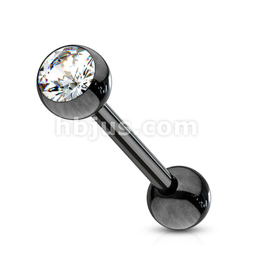 316L Surgical Steel Press Fit Gem Ball Top PVD Over 316L Stainless... - Image 7
