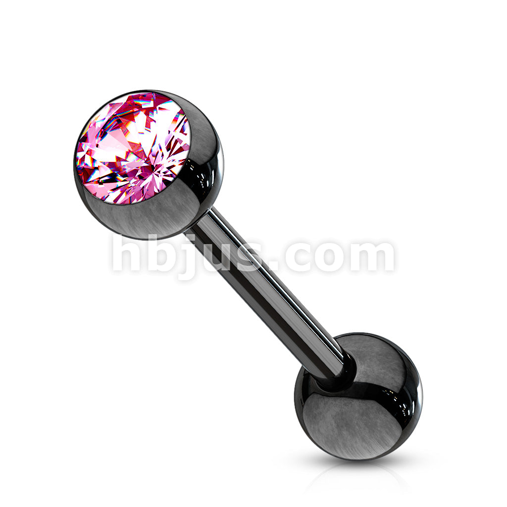 316L Surgical Steel Press Fit Gem Ball Top PVD Over 316L Stainless... - Image 8