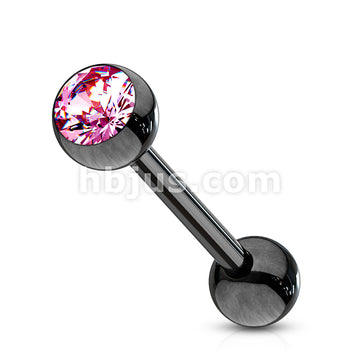 316L Surgical Steel Press Fit Gem Ball Top PVD Over 316L Stainless... - Image 8