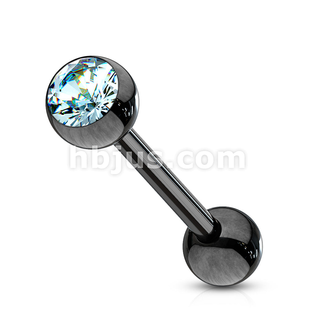 316L Surgical Steel Press Fit Gem Ball Top PVD Over 316L Stainless... - Image 9