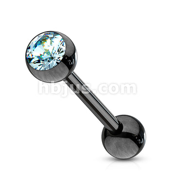 316L Surgical Steel Press Fit Gem Ball Top PVD Over 316L Stainless... - Image 9