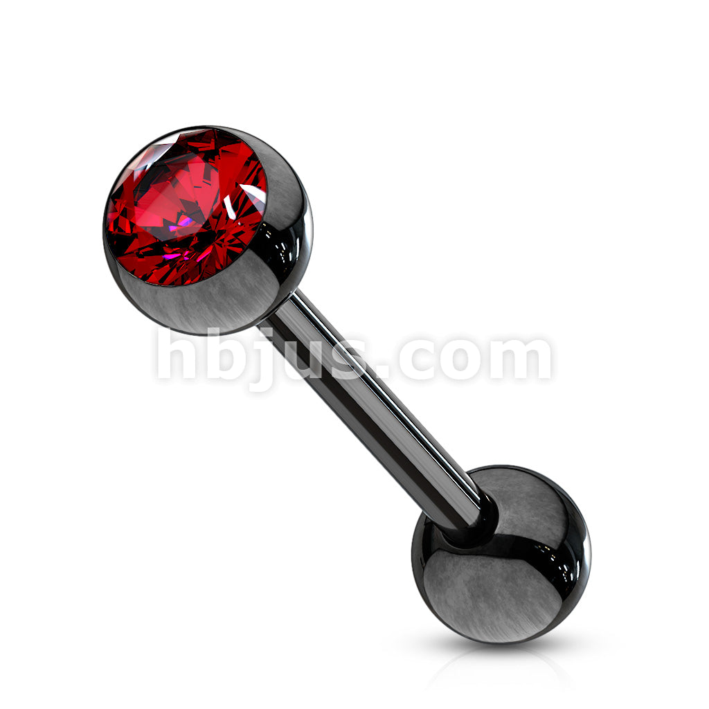 316L Surgical Steel Press Fit Gem Ball Top PVD Over 316L Stainless... - Image 10