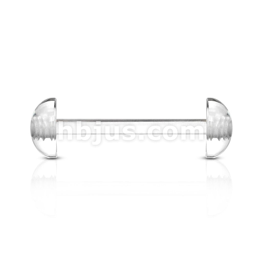 Bioflex Acrylic Flexible Barbell W/ Acrylic  Half Ball - Image 2