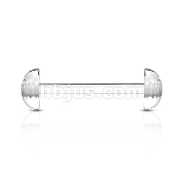 Bioflex Acrylic Flexible Barbell W/ Acrylic  Half Ball - Image 2