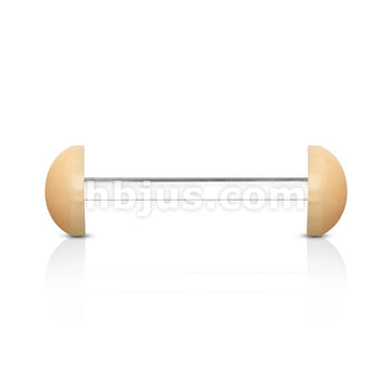 Bioflex Acrylic Flexible Barbell W/ Acrylic  Half Ball - Image 4