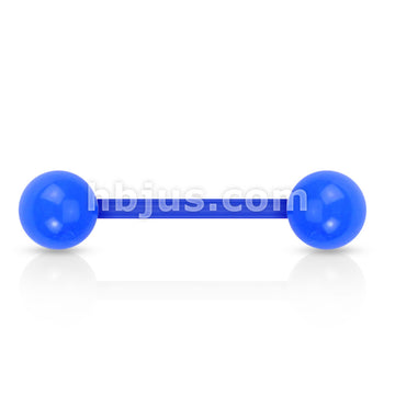 Bioflex Solid Color UV Reactive Acrylic Balls Flexible Barbells - Image 4