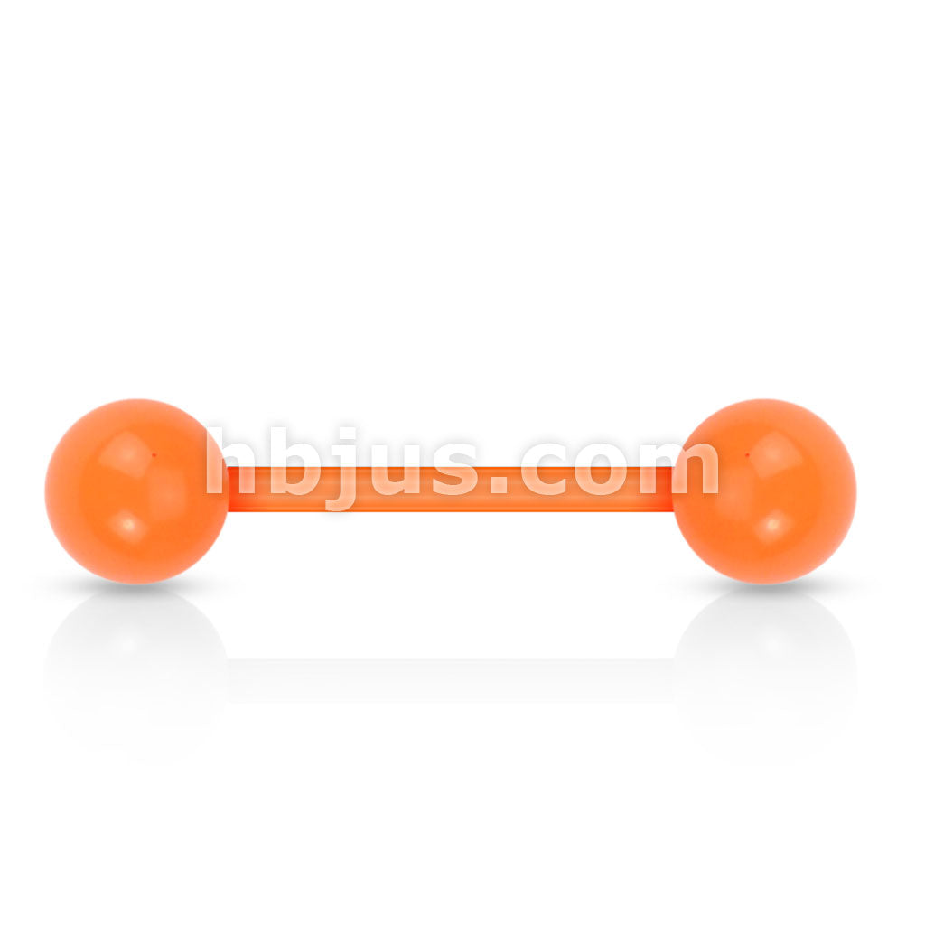Bioflex Solid Color UV Reactive Acrylic Balls Flexible Barbells - Image 7