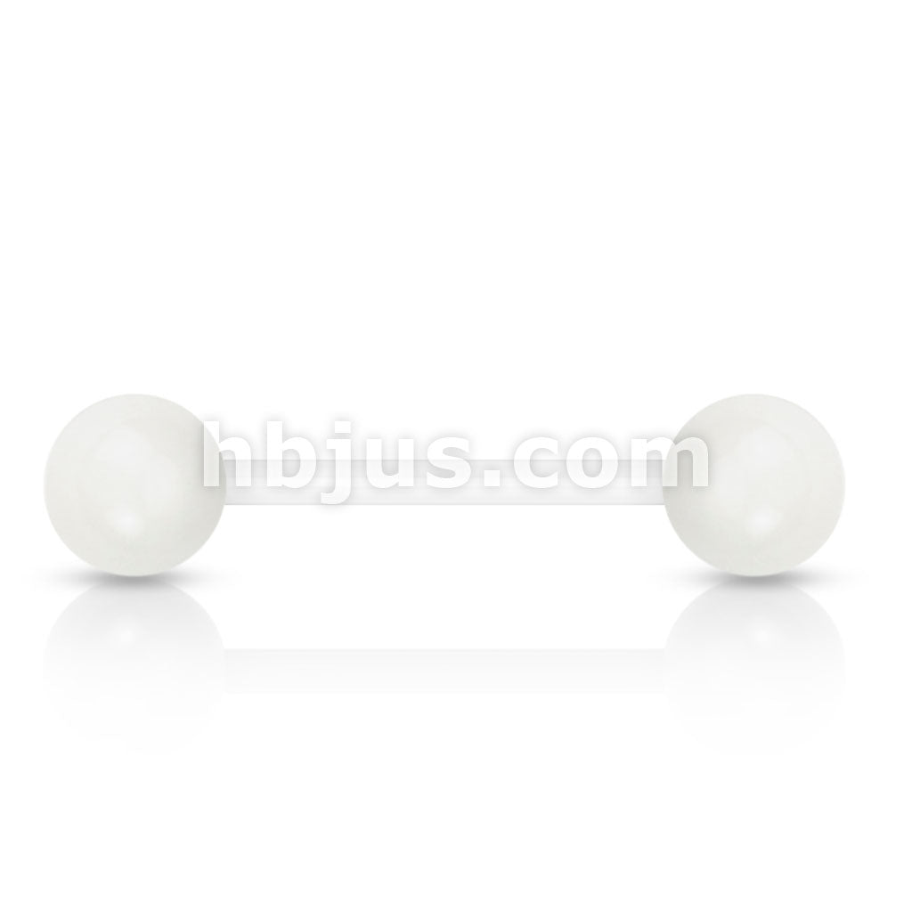 Bioflex Solid Color UV Reactive Acrylic Balls Flexible Barbells - Image 10