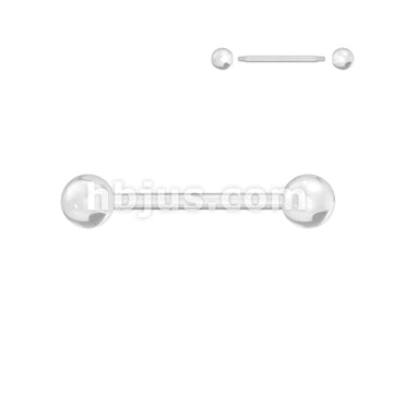 24 Pc Assorted Pack of Bioflex Barbells With Glow In the Dark Acrylic Balls - Image 3