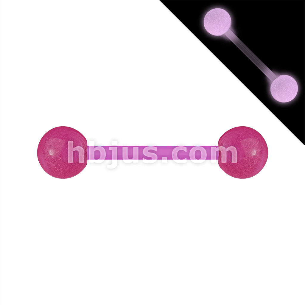 Bio Flex Flexible Barbell W/ Glow In The Dark Ball - Image 2