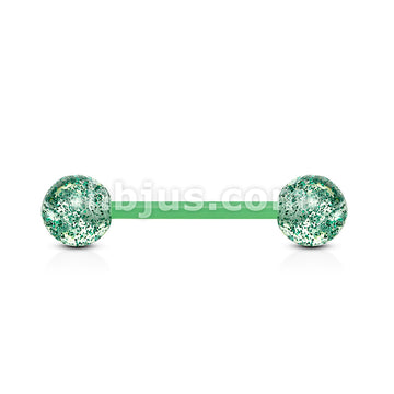 Ultra Glitter Acrylic Balls Flexible PTFE Barbell - Image 6