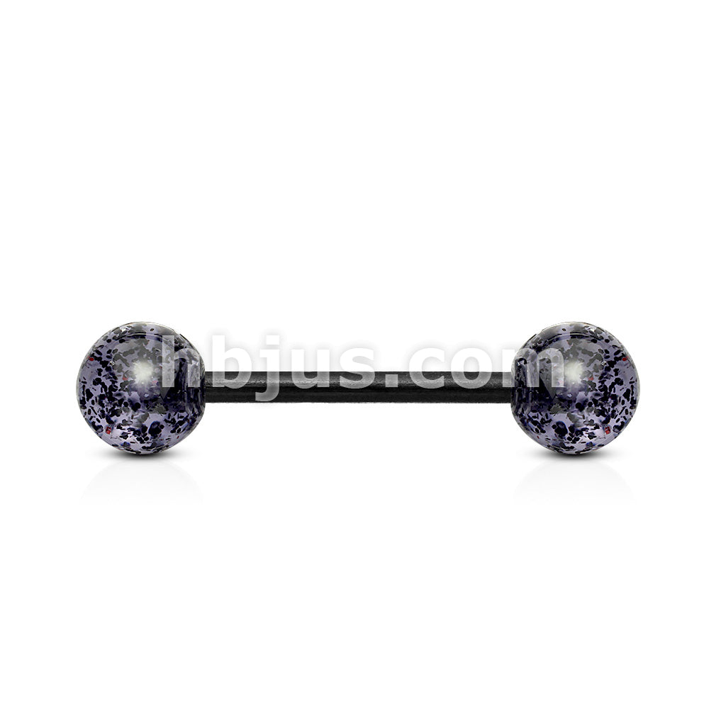 Ultra Glitter Acrylic Balls Flexible PTFE Barbell - Image 7