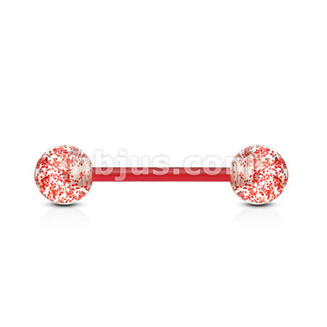 Ultra Glitter Acrylic Balls Flexible PTFE Barbell - Image 9