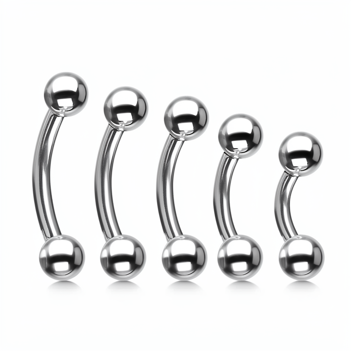 Ball 316L Surgical Steel Curved Barbell